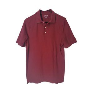 Croft & Barrow Men's Polo Maroon Size Small